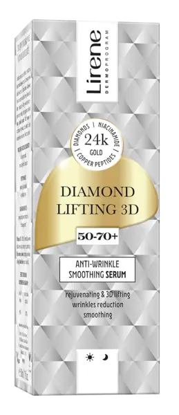 Ser anti-rid cu efect de netezire Diamond Lifting 3D, 30ml, Lirene