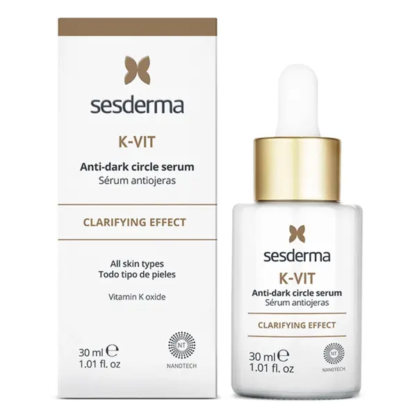Ser anticearcan cu efect de luminozitate si netezire K-Vit, 30 ml, Sesderma