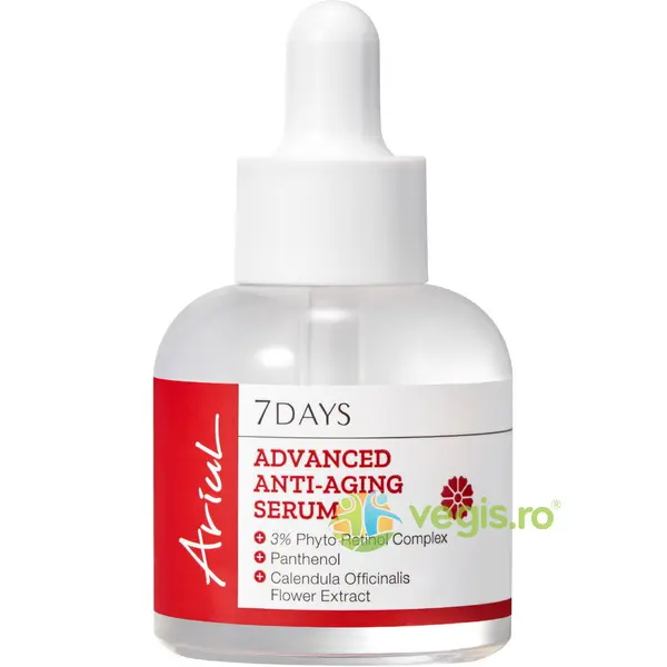 Ser Antirid cu 3% Complex Fito-Retinol si Extract de Galbenele 20ml
