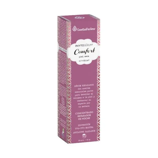 Ser Bio Reparator Concentrat De Noapte pentru Ten Uscat Esentialaroms, Confort, 30 ml