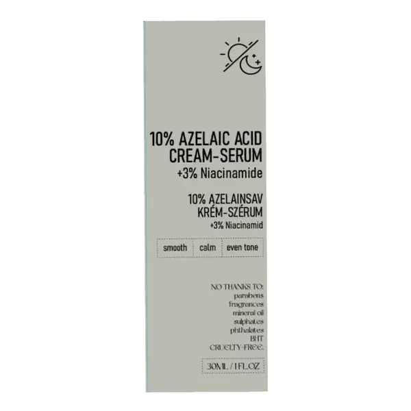 Ser crema cu 10% Acid Azelaic, 30 ml, Nerds