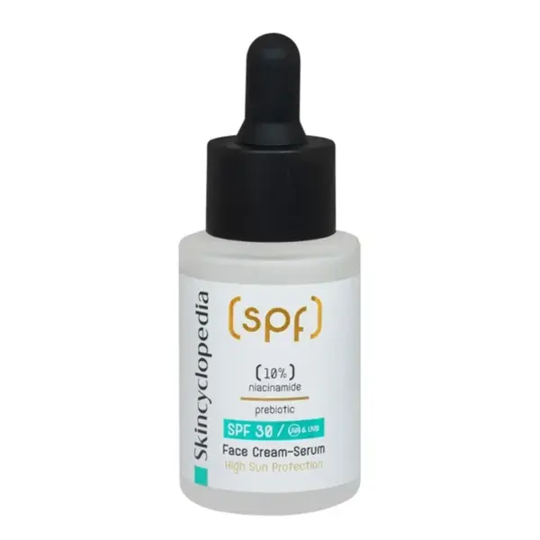 Ser crema impotriva imperfectiunilor cu SPF30 si niacinamida, 30ml, Skincyclopedia