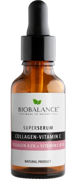 Ser de fata Collagen C + Vitamin C Collagen 4.5% + Vitamin C 0.5%, 30ml, Bio Balance