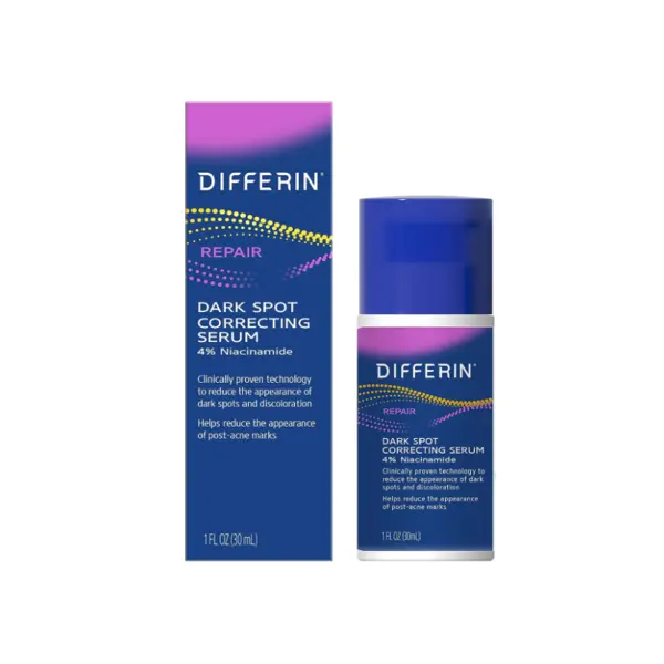 Ser de Fata, Differin, Dark Spot Correcting, pentru Reducerea Petelor Intunecate, cu Niacinamida 4%, 30ml