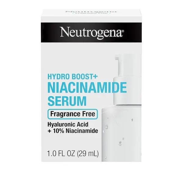 Ser de Fata, Neutrogena, Hydro Boost, pentru Hidratarea Tenului, cu Acid Hialuronic, 10% Niacinamida si Vitamina B3, 29ml