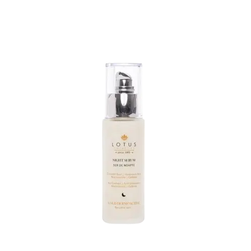 Ser de noapte pentru fata Gold Dermoactive, 50ml, Lotus Cosmetics
