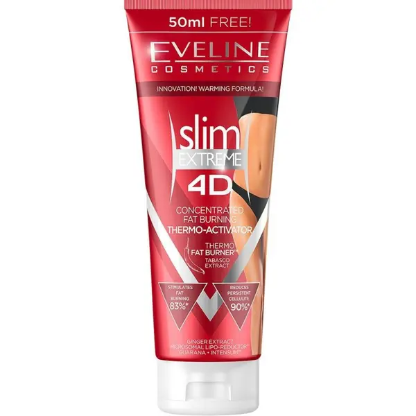 Ser Eveline Slim Extr 4D pentru liposucție și slăbire Volum 250 ml