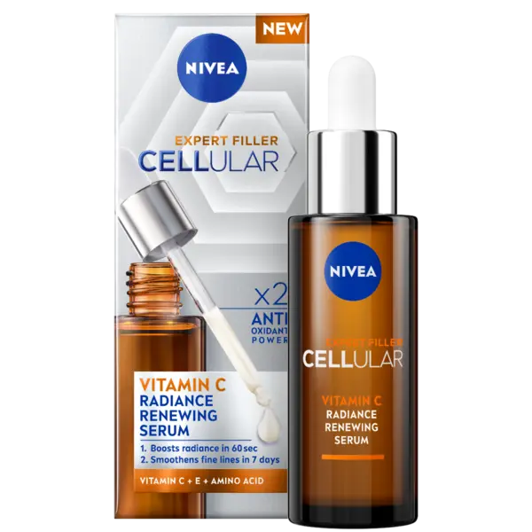 Ser facial cu Vitamina C Cellular Expert Filler, 30ml, Nivea