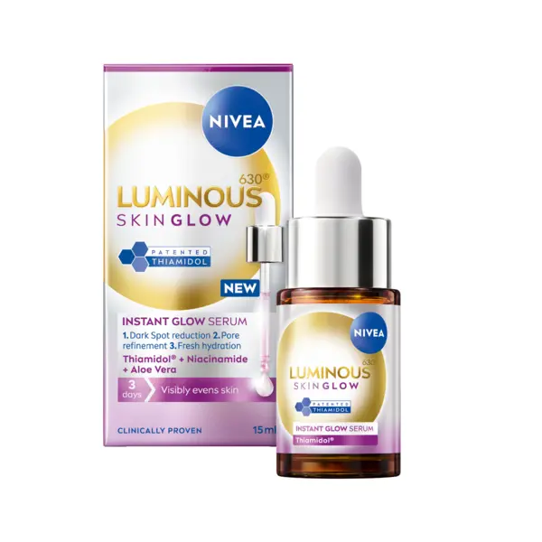 Ser facial iluminator Luminous630 Skin Glow, 15ml, Nivea