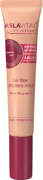 Ser filler pentru umplere riduri Lift Instant, 15ml, AslaVital