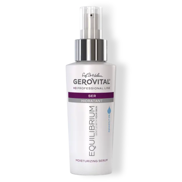 Ser Hidratant Intens Pentru Toate Tipurile De Ten Cu Aquaxyl 5%, Gerovital H3 Equilibrium, 100 Ml