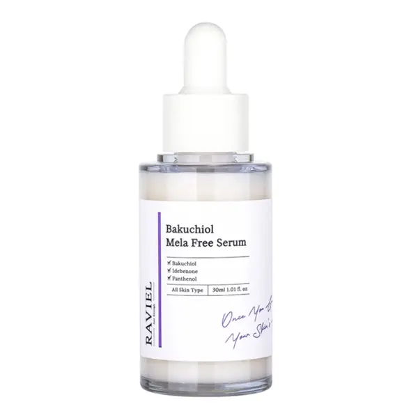 Ser pentru fata cu bakuchiol Mela Free, 30ml, Raviel