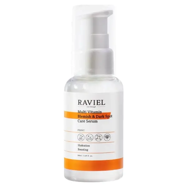 Ser pentru fata cu multivitamine impotriva petelor si imperfectiunilor, 50ml, Raviel