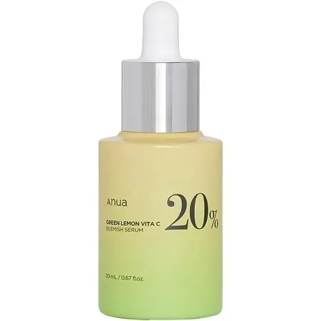 Ser pentru fata cu vitamina C si lamaie verde Green Lemon, 20 g, Anua