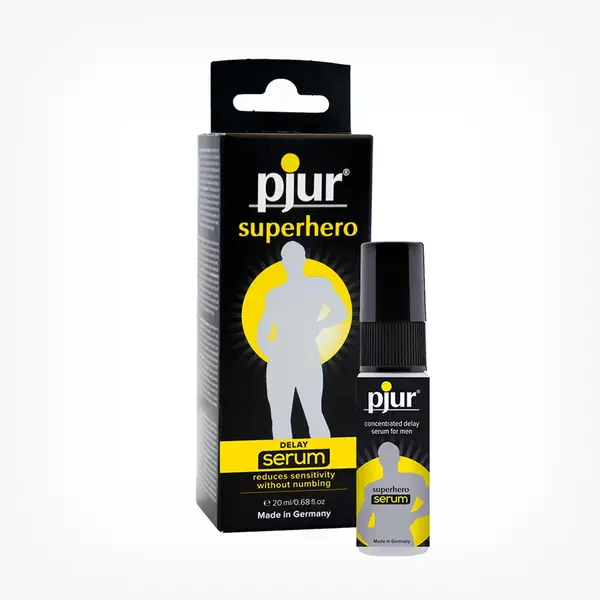 Ser Pjur Superhero Delay, pentru intarzierea ejacularii, 20 ml