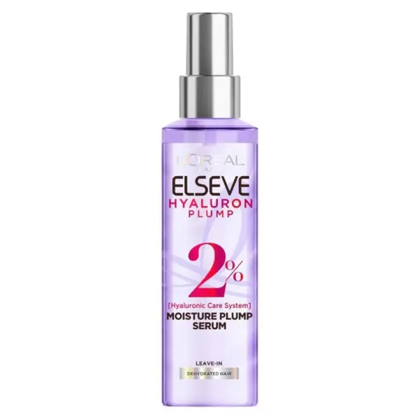 Ser Redensificator Hidratant L'Oreal Paris Elseve Hyaluron Plump pentru Par Deshidratat, 150 ml