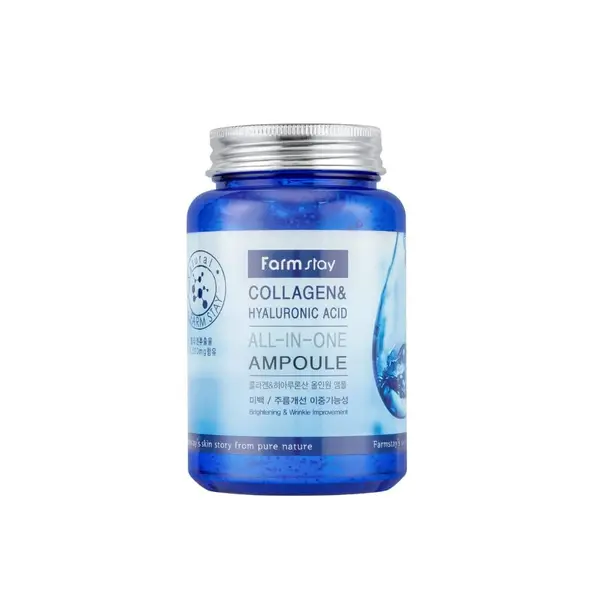Ser reparator cu acid hialuronic & colagen, farmstay, 250ml