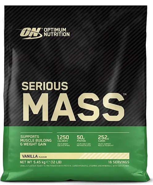 Serious Mass, vanilie, 5443 g, Optimum Nutrition
