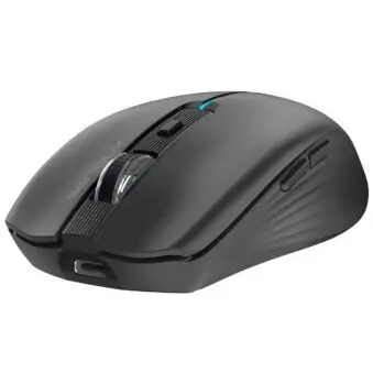 Serioux Mouse Serioux Flicker 212, 1600 dpi, reincarcabil USB-C, Negru