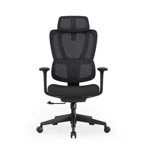 Serioux Scaun birou Serioux Aeromesh, greutate suportata 150 kg, material plasa, Negru
