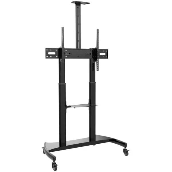 Serioux Stand TV mobil Serioux TV610TW, tip reglabil, raft, 60-100, 100kg, Negru