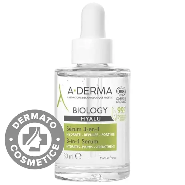 Serum 3in1 Hyalu Biology, 30ml, A-Derma