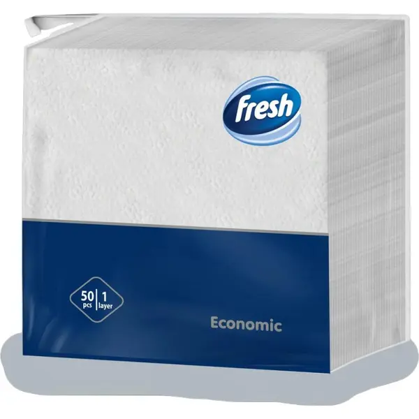 Servetele de Masa Fresh Economic, 30 x 30 cm, 1 Strat, 50 Bucati