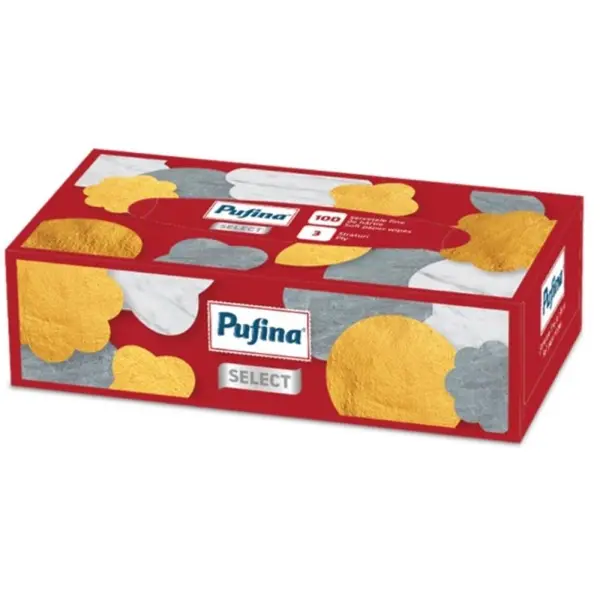 Servetele Faciale, 3 Straturi, Pufina, 100 Bucati