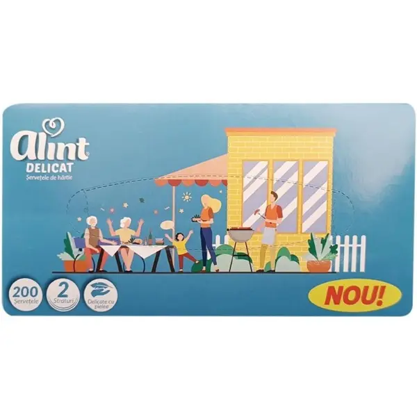 Servetele Faciale Alint, 2 Straturi, 200 Bucati