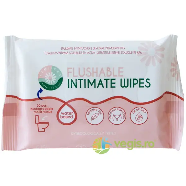 Servetele Intime Biodegradabile 20buc
