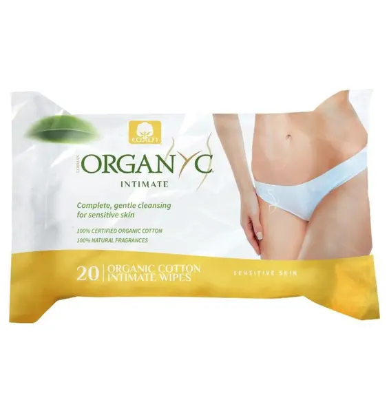 Servetele intime din bumbac organic 20 buc