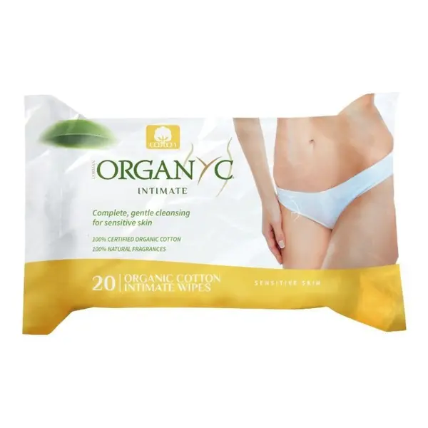Servetele Intime din Bumbac Organic, 20 Buc, Organyc