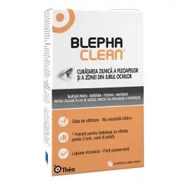 Servetele pentru igiena pleoapelor, 20 bucati, Blephaclean