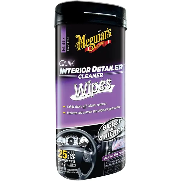 Servetele pentru interior Quik Interior Detailer Wipes 25 bucati MEGUIAR'S