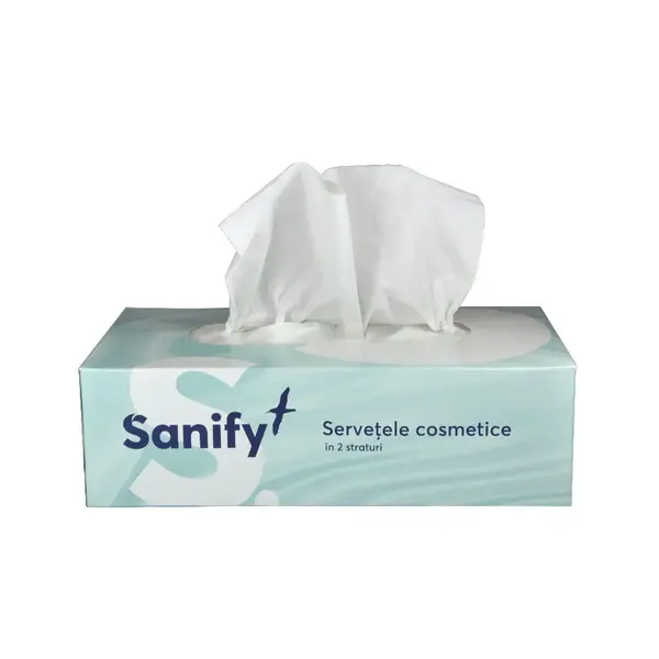 Servetele Sanify 2 straturi 150 bucati/cutie Servetele Sanify 2 straturi 150 bucati/cutie