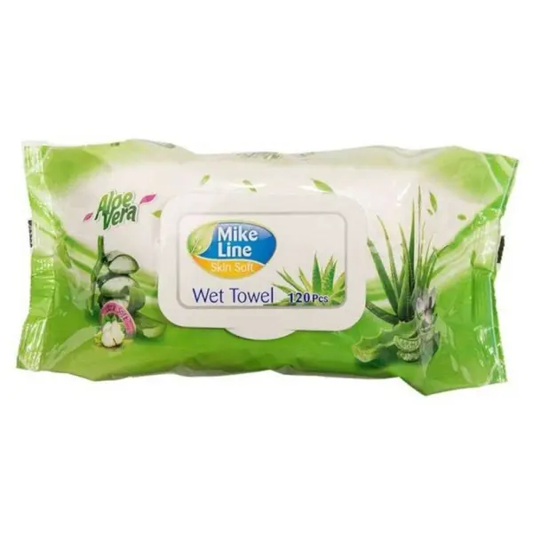 Servetele Umede cu Capac Mike Line Aloe Vera, 120 Bucati