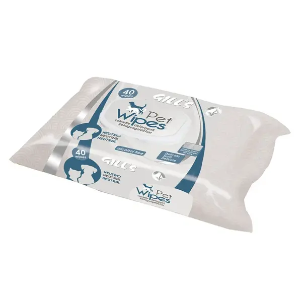 Servetele umede pentru caini si pisici Croci Gill s, natur, 40 bucati