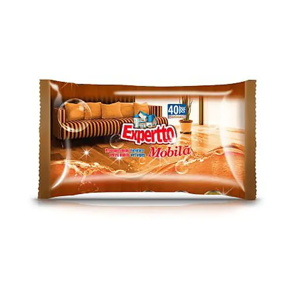 Servetele umede pentru mobila Expertto 40 bucati Servetele umede pentru mobila Expertto 40 bucati