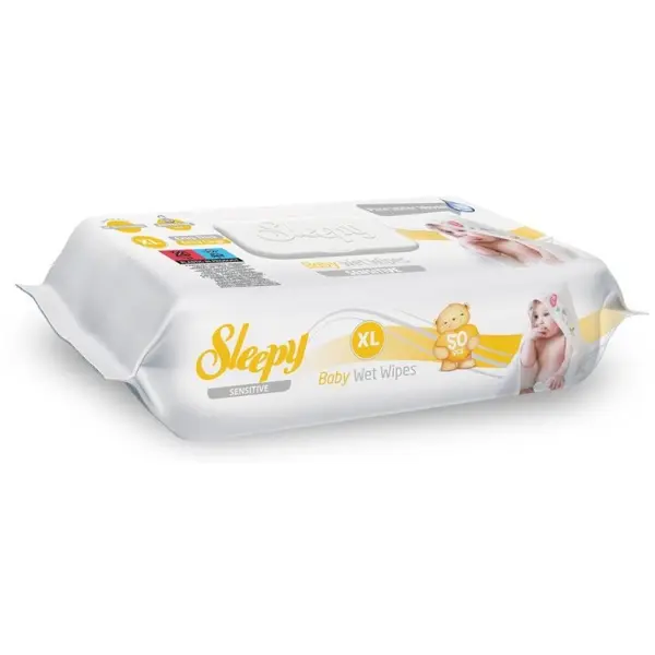 Servetele Umede Sleepy Extra XL, 50 Bucati