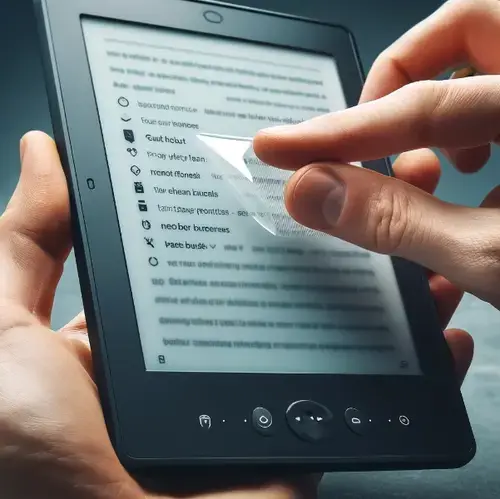 Serviciu montaj folie silicon MATA eBook reader