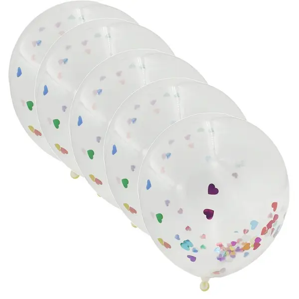 Set 10 Baloane aniversare, 11cm, transparent