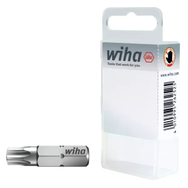 Set 10 biti standard TORX T30 - Wiha 24750