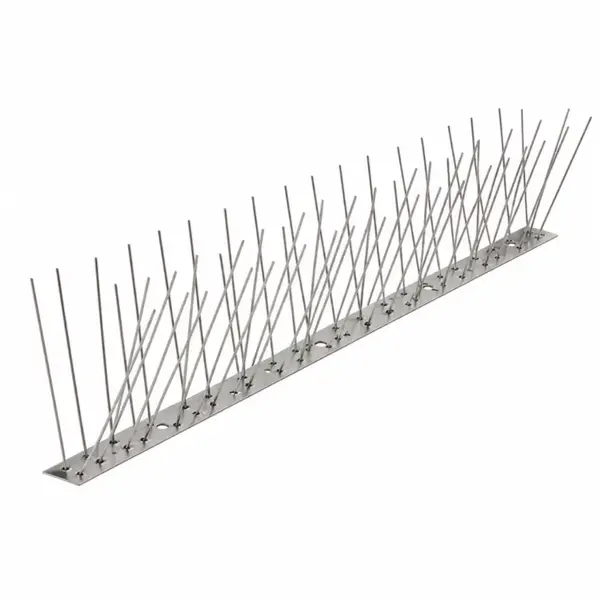SET 10 BUC - Banda antipasari cu suport din inox 100cm - 80 tepi