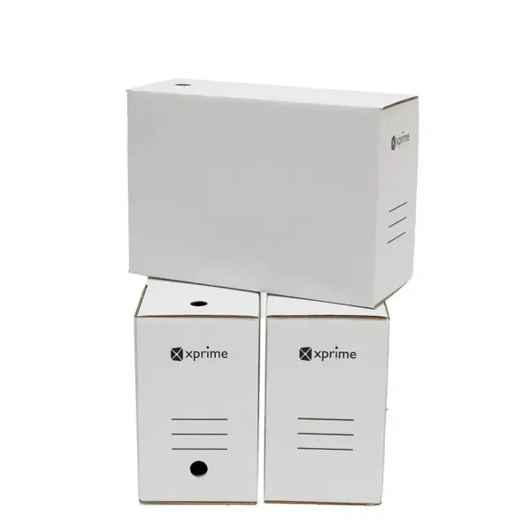Set 10 buc Cutii arhivare carton 335 x 240 x 100mm alb Set 10 buc Cutii arhivare carton 335 x 240 x 100mm alb