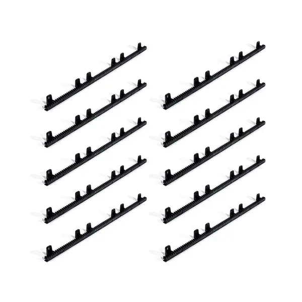 Set 10 bucati Cremaliera din teflon cu insertie metalica Motorline CRM5, 1 m, 500 Kg