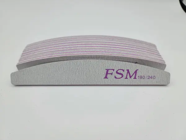 Set 10 Bucati Pila Unghii Semiluna FSM 180/240 - PFSM180/240