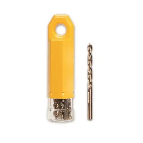 Set 10 burghie pentru metal, DeWALT, 3.3 mm, Argintiu