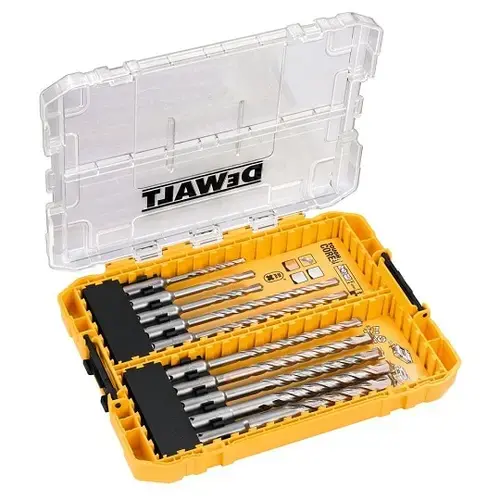Set 10 burghii pentru beto SDS+, DeWALT, Otel