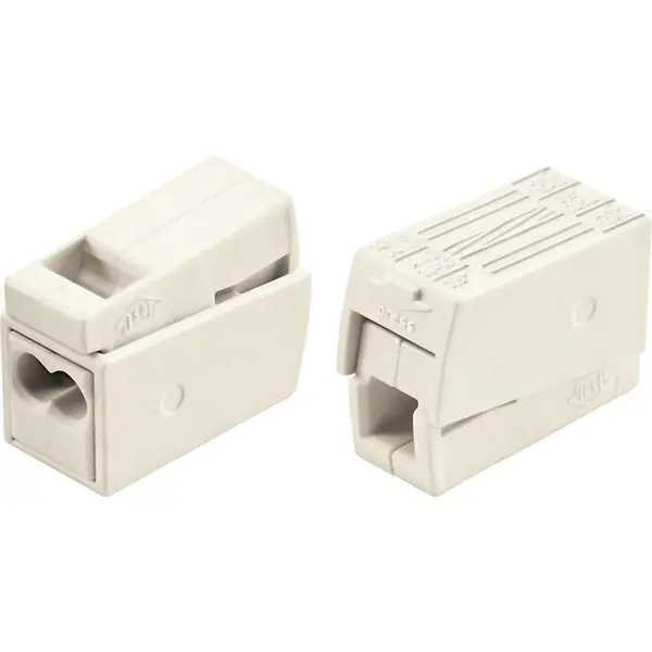 Set 10 conectori cu buton 1P/3pin 2,5mm2 24A Wago 224-112