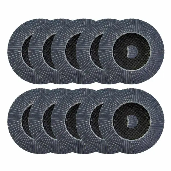 Set 10 discuri lamelare zirconiu Milwaukee, granulatie 40, diametru 125mm, pentru metale feroase si otel inoxidabil, 4932472224xset10